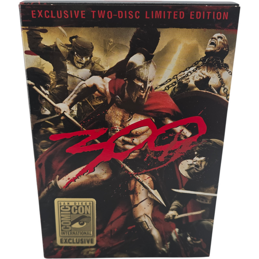 300 DVD Collector's Boîtier Collector avec figurine/masque spartiate Zone A