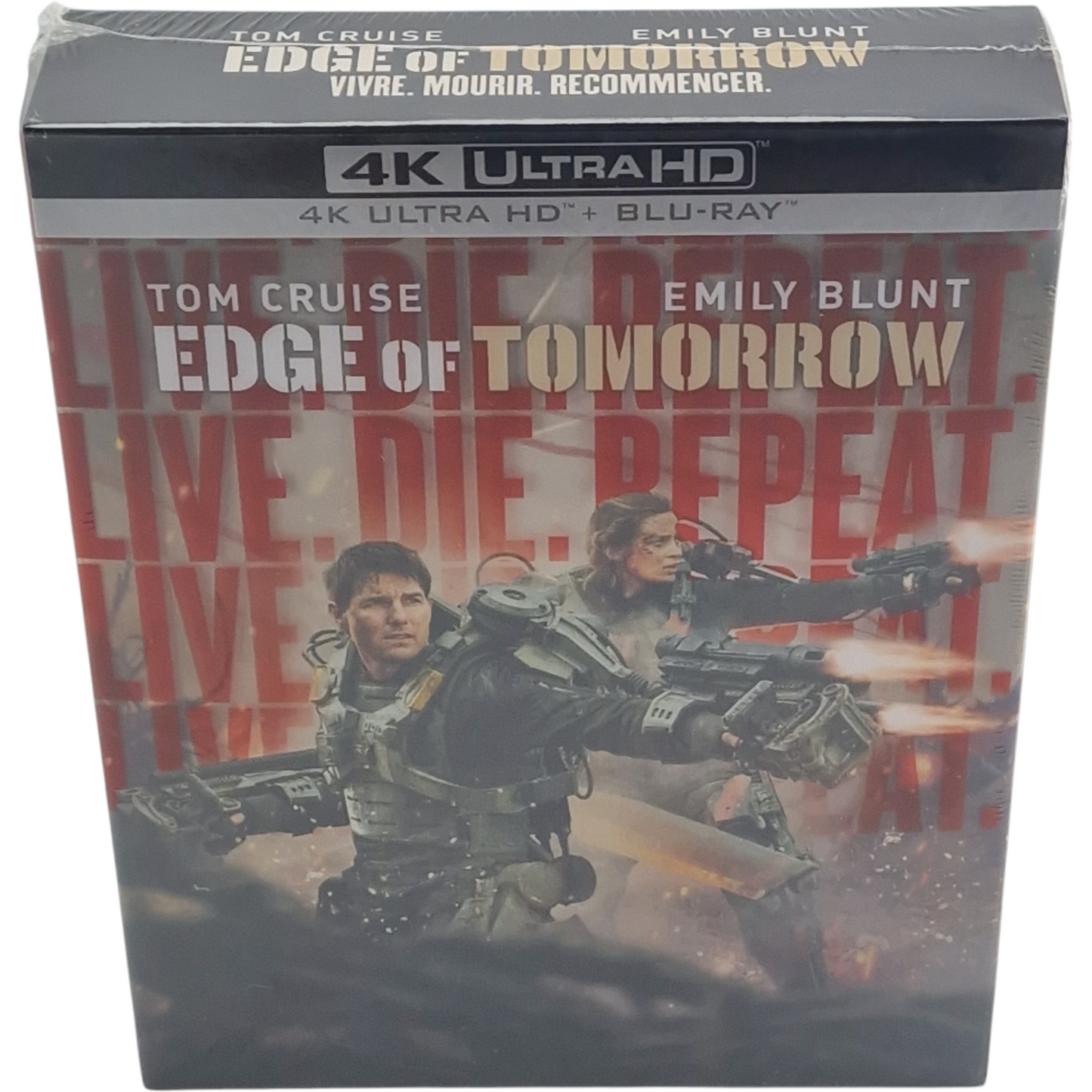 Edge of Tomorrow 4K Ultra HD + Blu-ray SteelBook Collector's Edit .Tom Cruise B