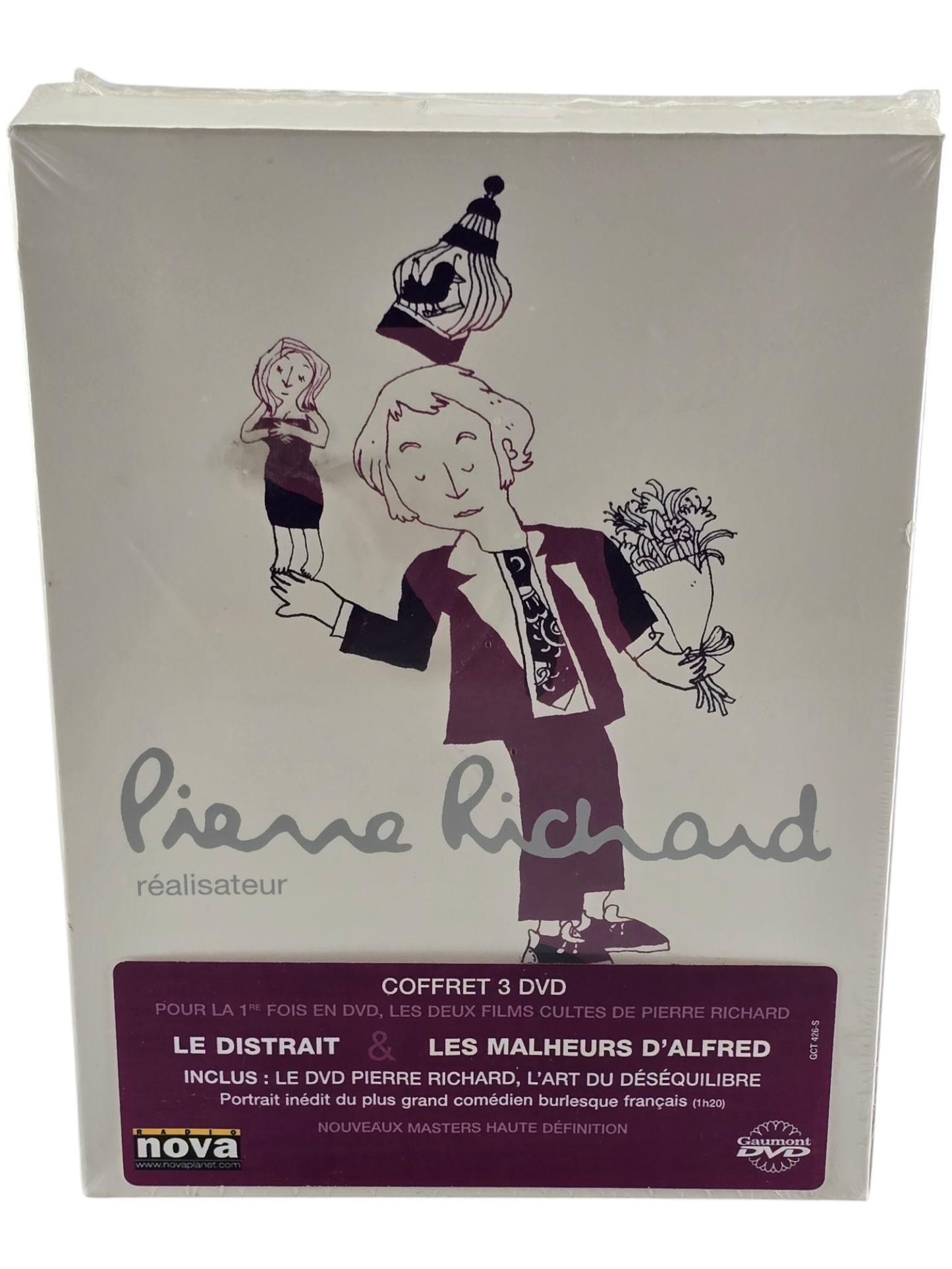 Pierre Richard Réalisateur Le distrait + Les malheurs d'Alfred 3 X DVD + Bonus