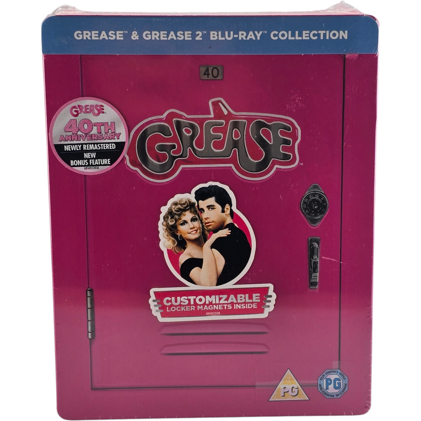 Grease Collection Steelbook Blu-ray 2 Films Zavvi limitée 40e anniversaire Libre