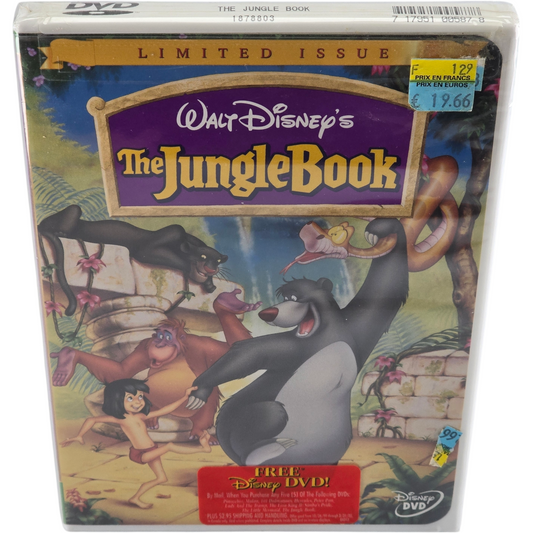 Le livre de la jungle DVD Édition limitée VF Import US Région 1 Disney  1999 Neuf