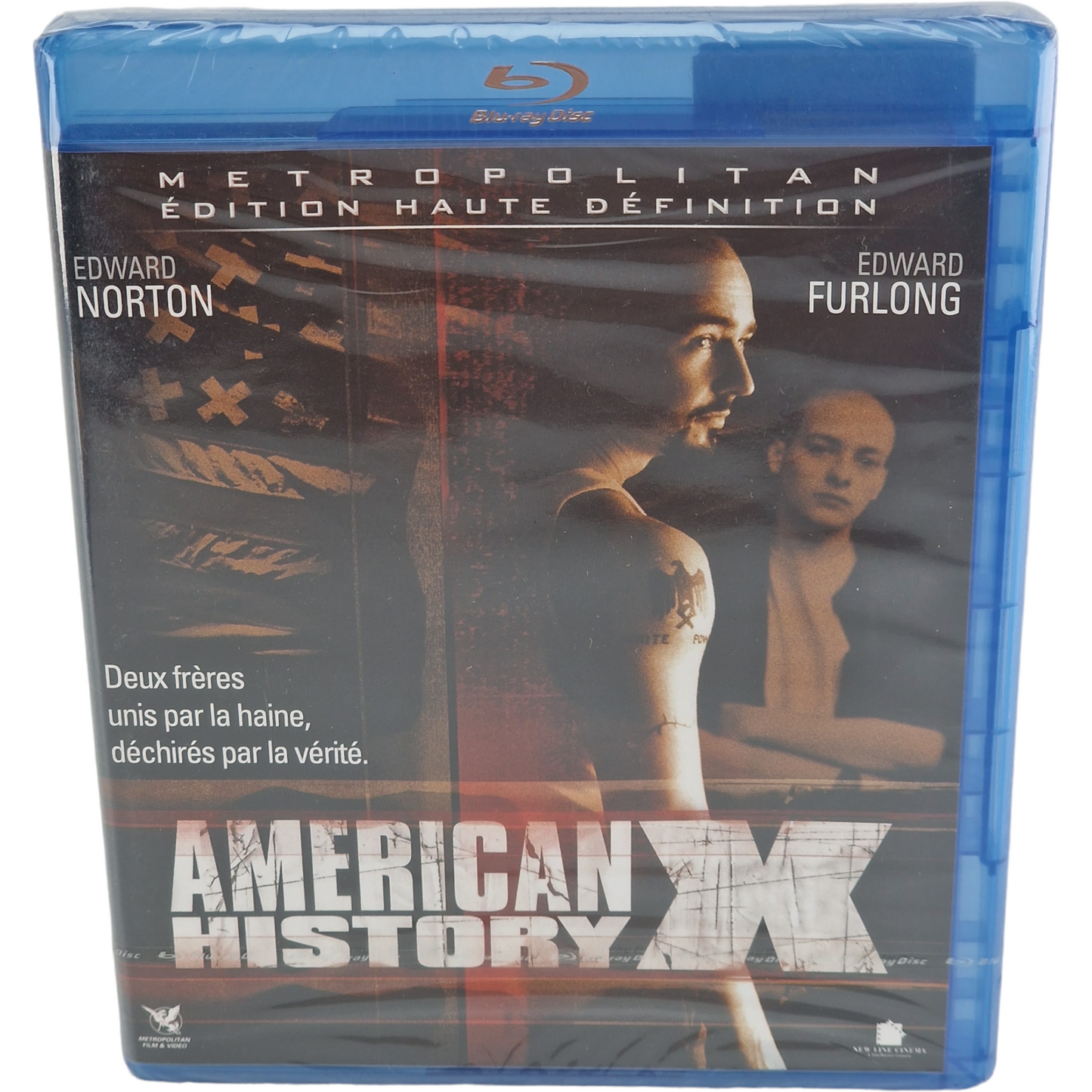 American History X Blu-ray 1998 Edward Norton 2009 Zone B