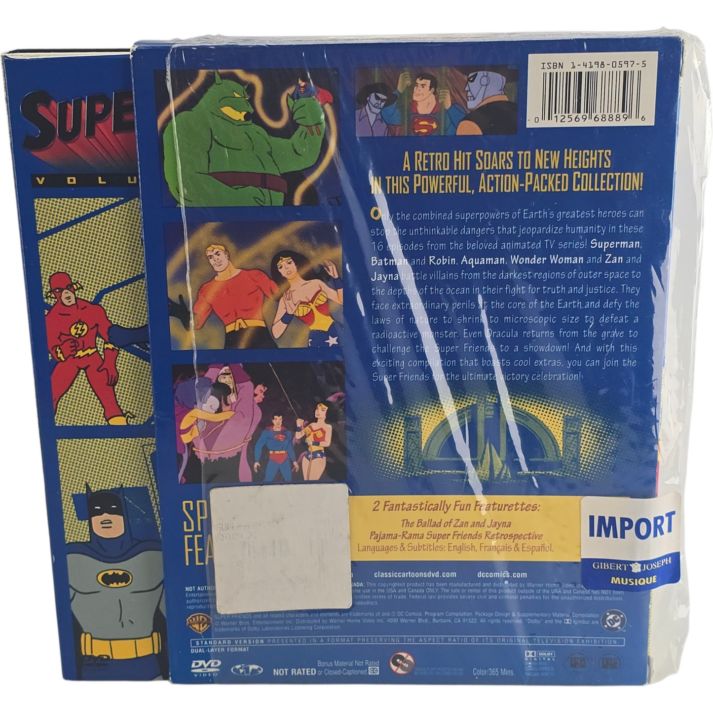 Super Friends: Volume 2 DVD DigiPack DC Comics Classic Collection Zone 1