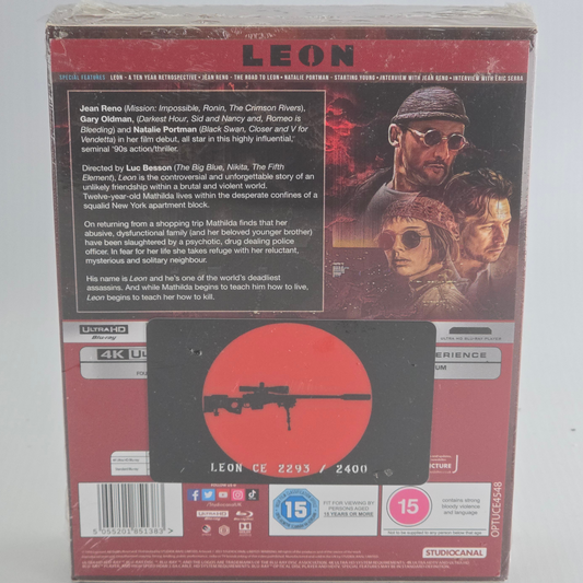Léon - Coffret SteelBook 4K + Blu-ray Zavvi - édition limitée et numérotée UK