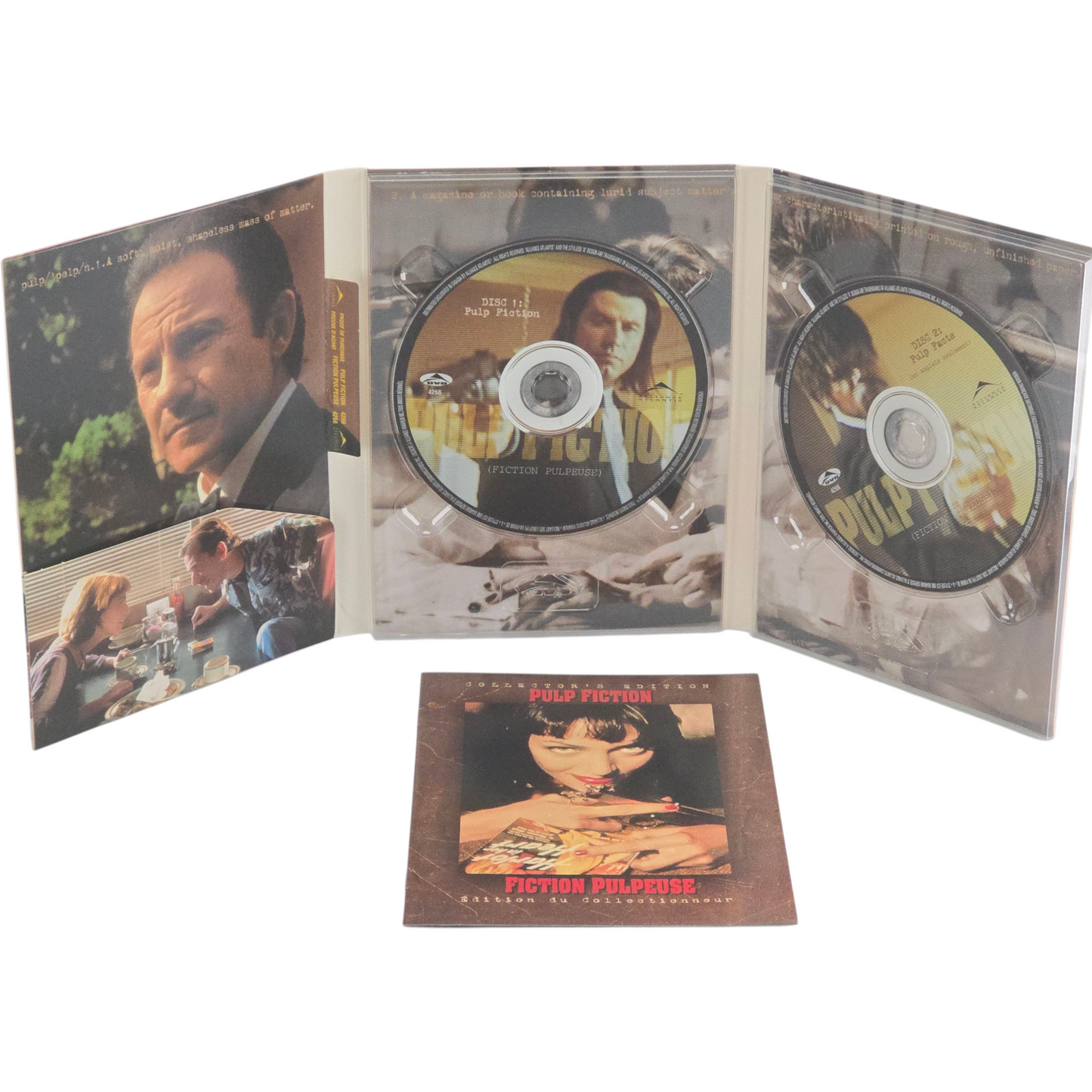 Pulp Fiction DVD DigiPack Collector's Edt John Travolta Zone 1  18- Canada Import