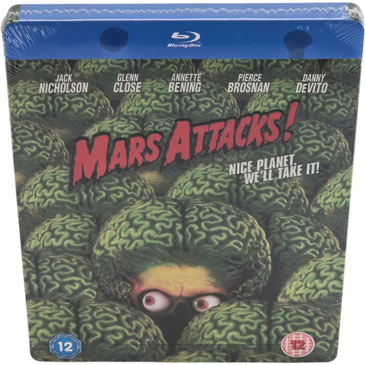 Mars Attacks! SteelBook Débossé Zavvi Ltd 2500 Ex Tim Burton  Jack Nicholson B