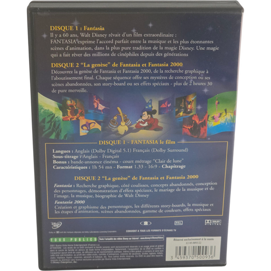 Fantasia Coffret 2 DVD Collector – Zone 2