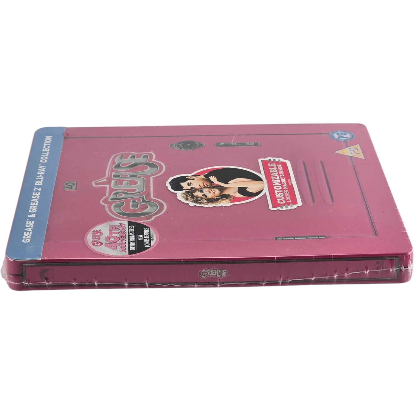Grease Collection Steelbook Blu-ray 2 Films Zavvi limitée 40e anniversaire Libre