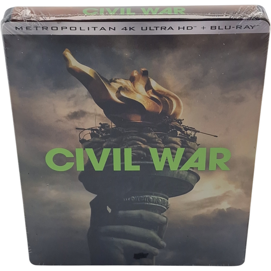 Civil War SteelBook 4K Ultra HD + Blu-ray Kirsten Dunst 2024 Zone B