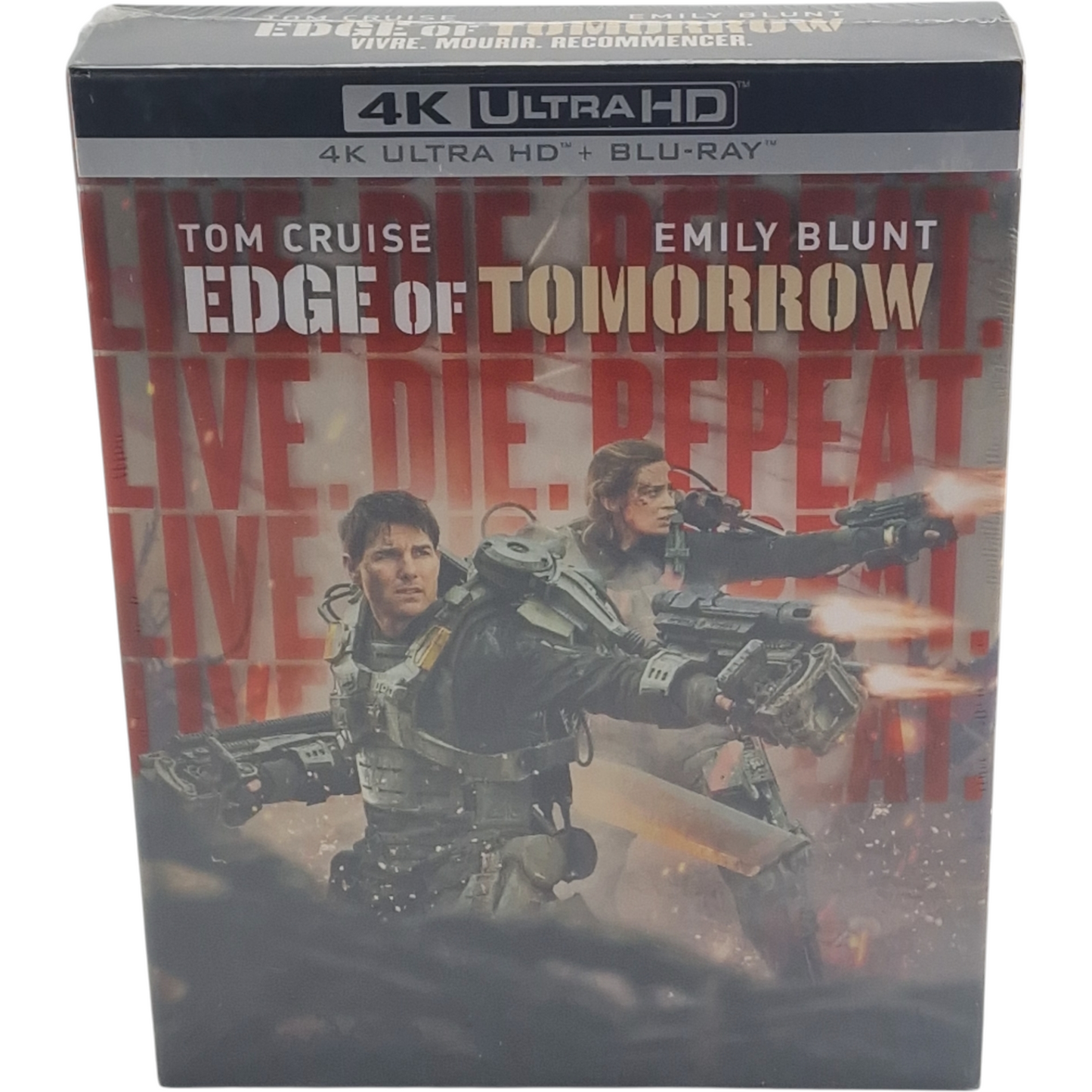 Edge of Tomorrow 4K Ultra HD + Blu-ray SteelBook Collector's Edit .Tom Cruise B