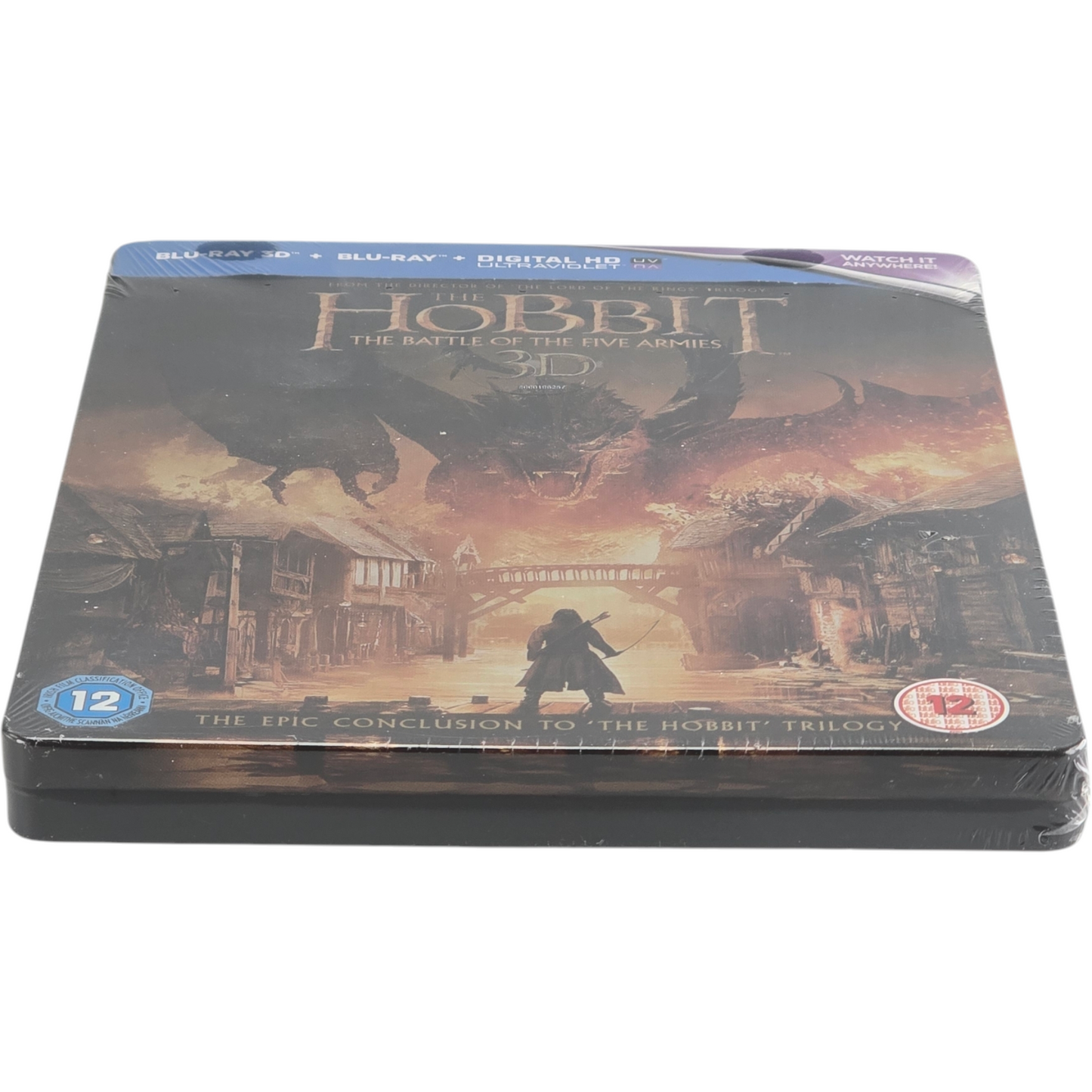 Le Hobbit :la bataille des cinq armées Blu-ray 3D +2D SteelBook Zavvi éxclusif B