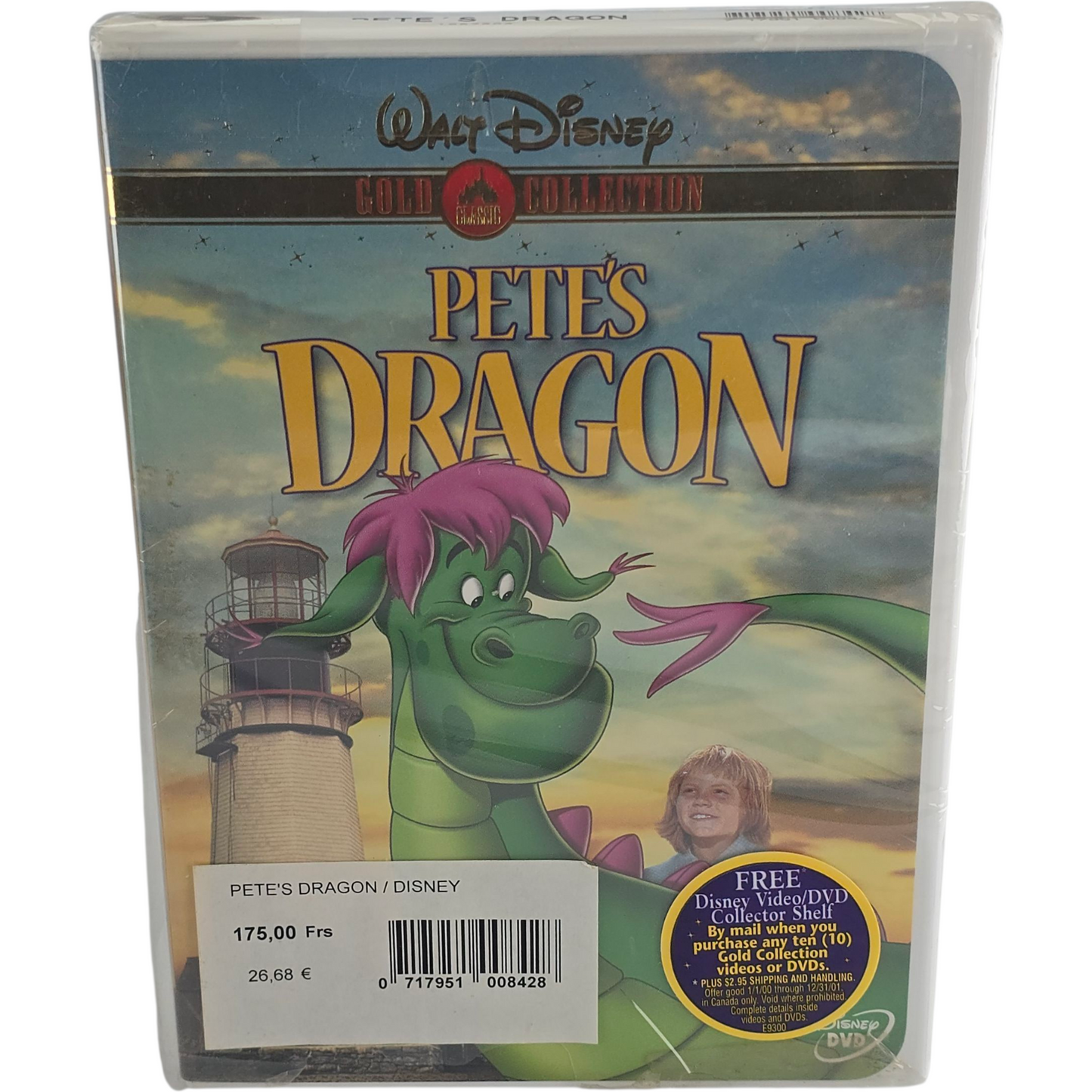 Pete's Dragon DVD Disney Gold Classic Collection Zone 1 US Import