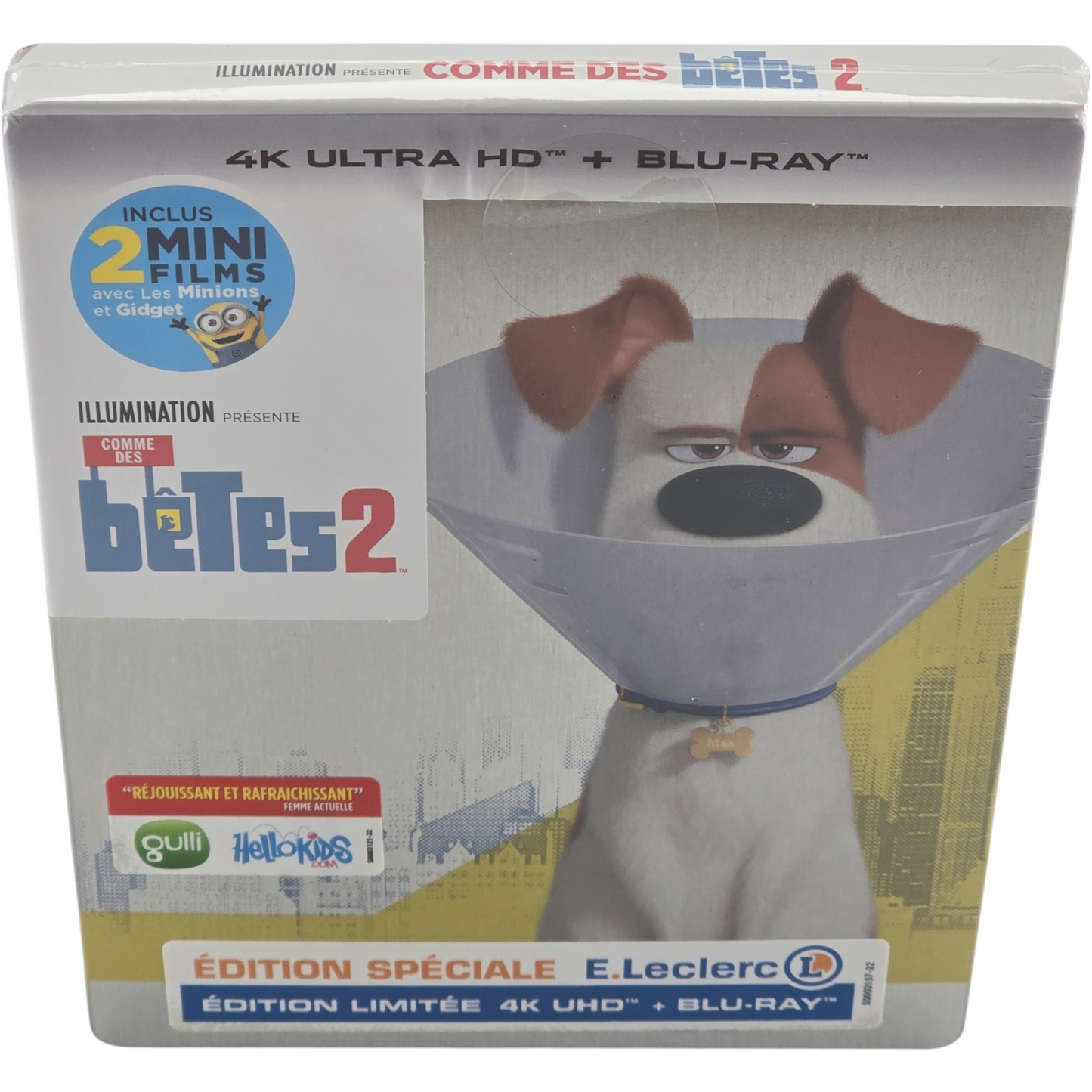 The Secret Life of Pets 2 SteelBook 4K Ultra HD + Blu-ray édition limitée Zone B