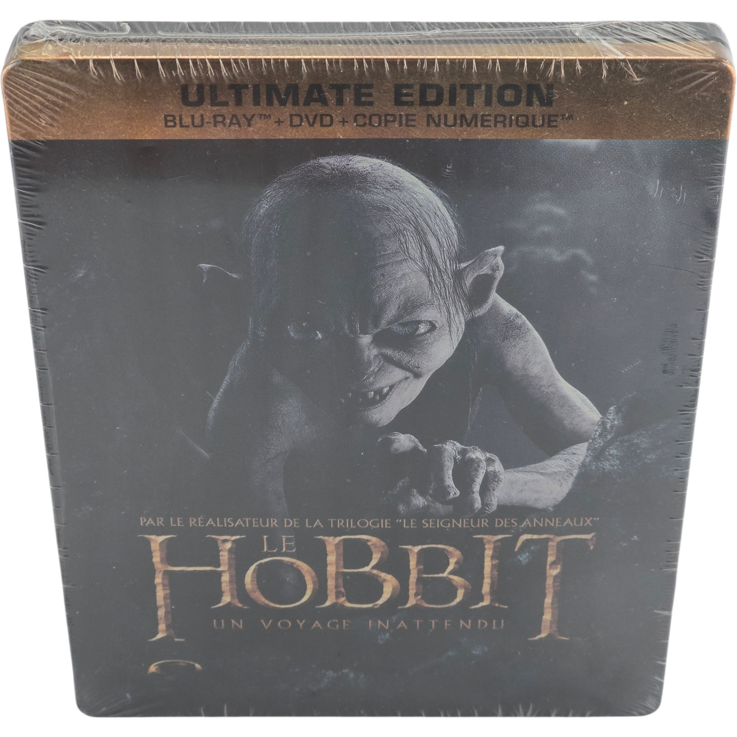 Le Hobbit : un voyage inattendu Gollum Steelbook Blu-ray + DVD + Digital Zone B