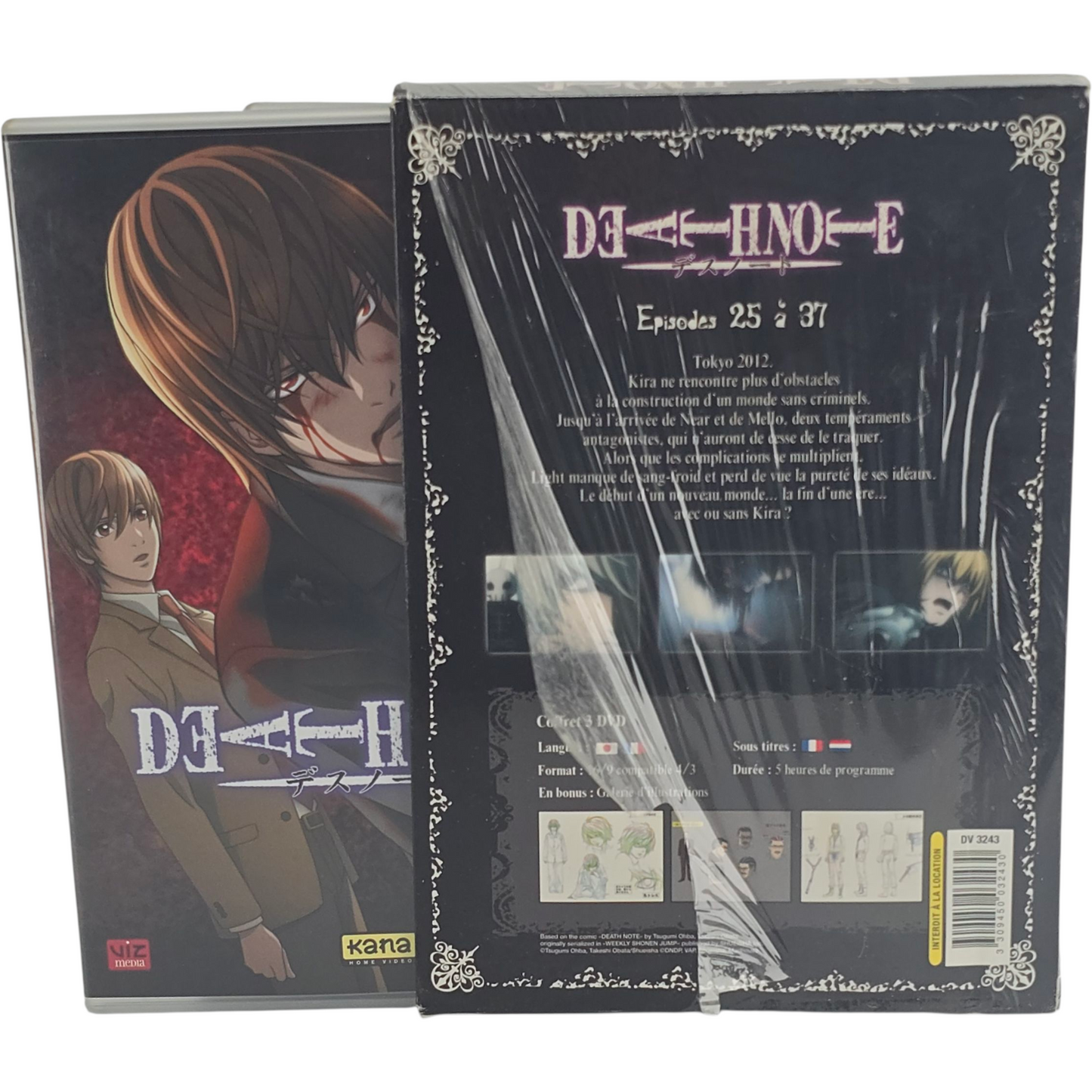 Death Note-Vol. 3 Coffret 3 DVD Tetsurô Araki Zone 2