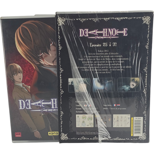 Death Note Vol. 3 Coffret 3 DVD épisodes 25 à 37 – Zone 2