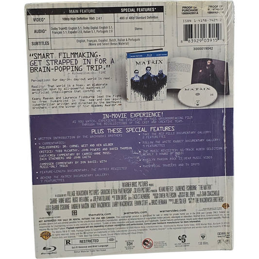 The Matrix Blu-ray DigiBook 10e anniversaire – Toutes zones