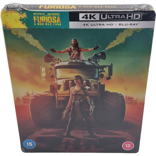 Furiosa: A Mad Max Saga  4K Ultra HD + Blu-ray Steelbook Empire Version 2023  B