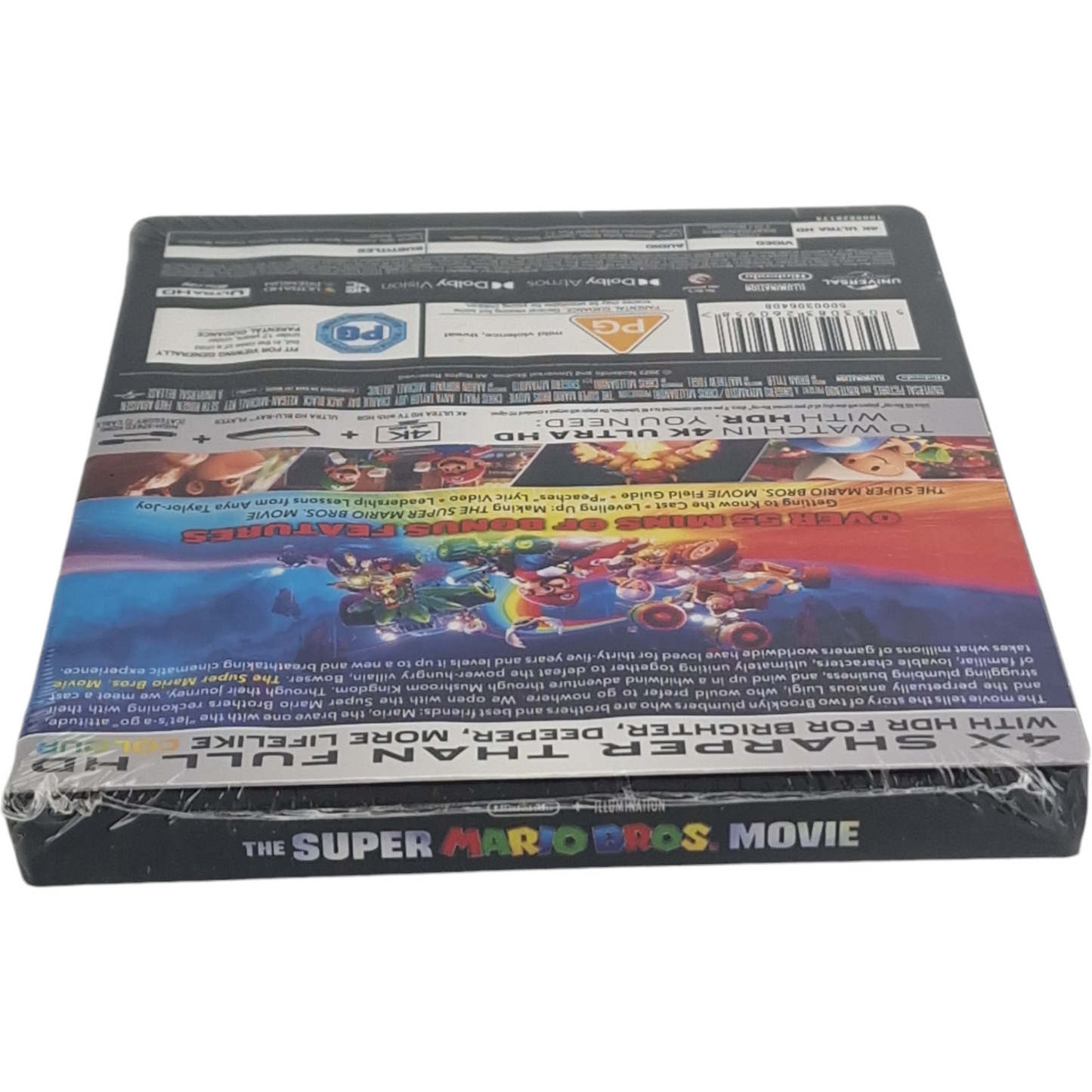 The Super Mario Bros. Movie 4K Ultra HD Steelbook Chris Pratt Region Libre