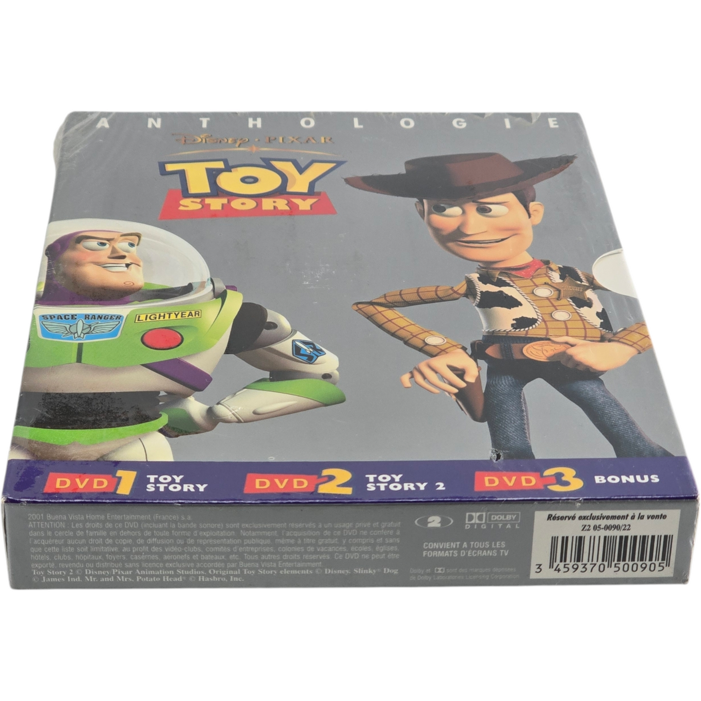 Toy Story Anthologie 3 X DVD Coffret Digipack Disney Buena Vista 2001 Zone 2