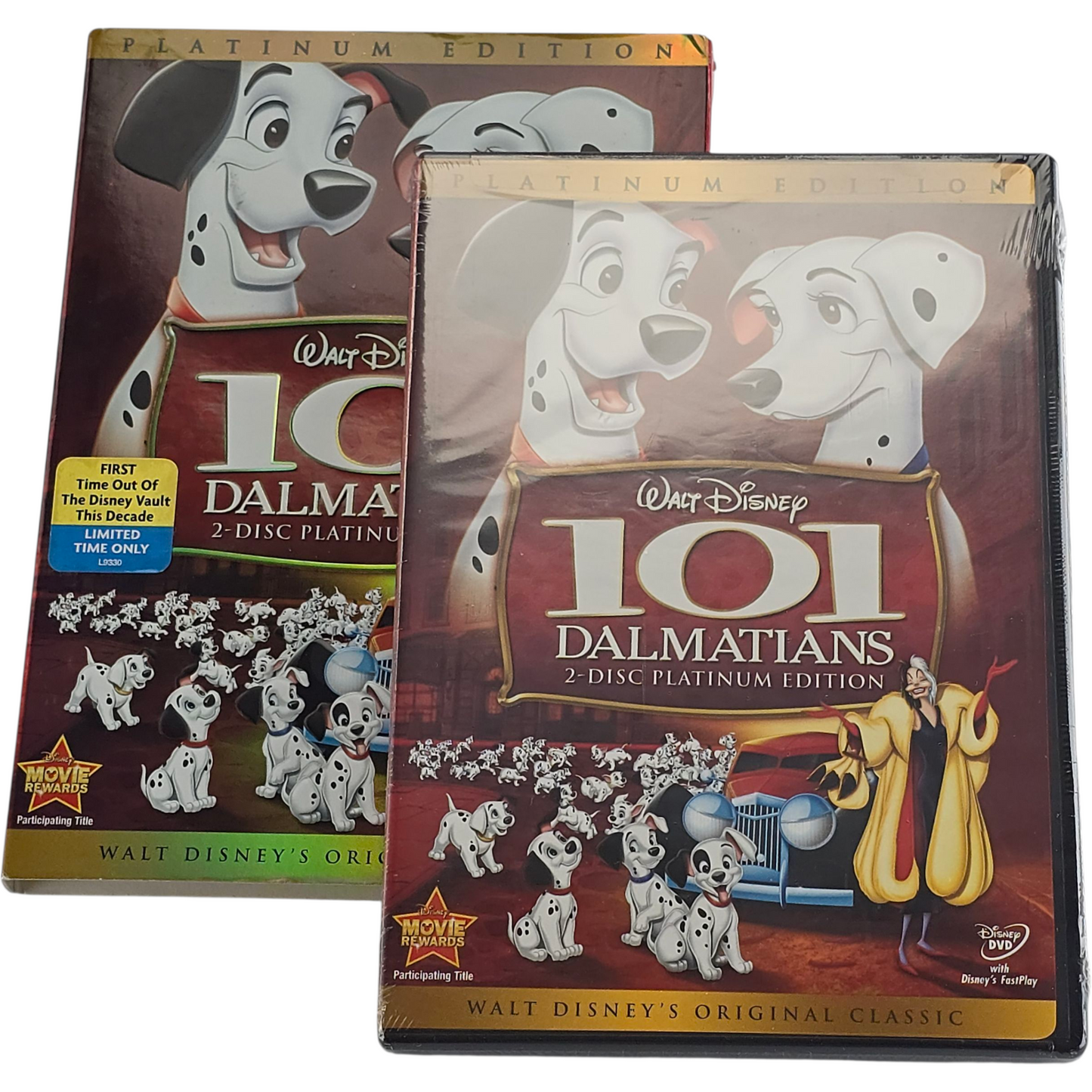 101 Dalmatiens DVD Édition platine Walt Disney 2008 US Collection Région 1 VF