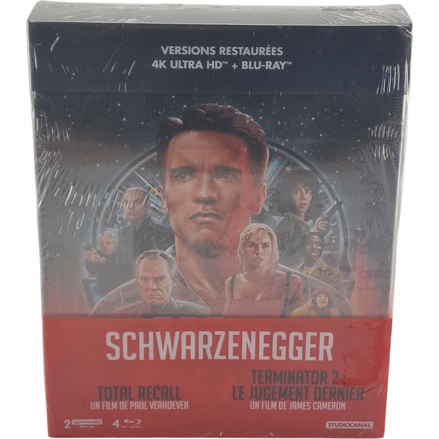 Terminator 2:Judgment Day + Total Recall SteelBook 4K Ultra HD + Blu-ray Zone B