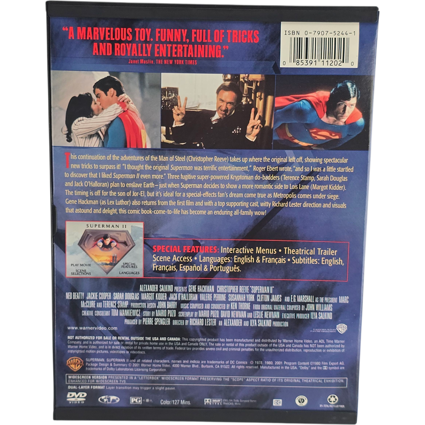 The Complete Superman Collection DVD 4 Films Zone 1 US Import