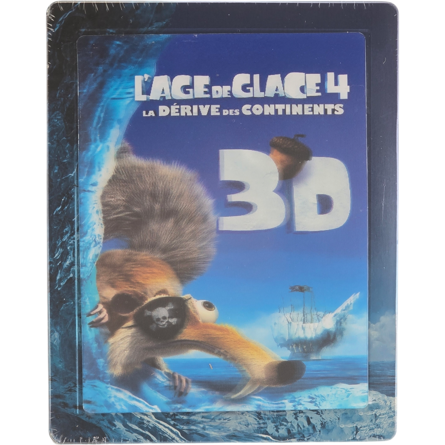 L'Age de Glace 4:Dérive des Continents 3D Blu-ray+2D+DVD SteelBook lenticulair B