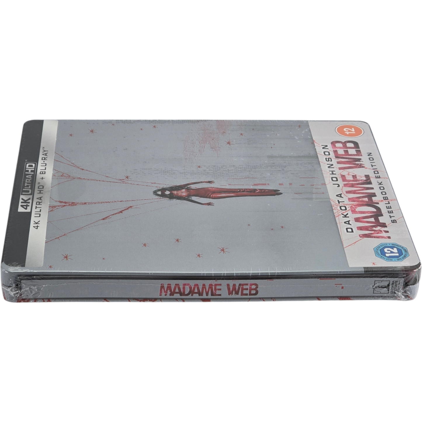 Madame Web Steelbook 4K Ultra HD + Blu-ray Dakota Johnson, Sydney Sweeney B