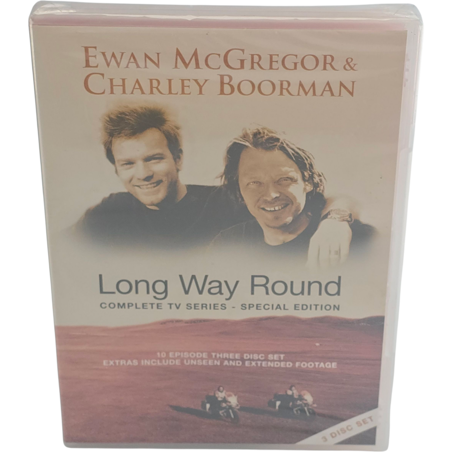 Long Way Round 3 x DVD Saison 1 Ewan McGregor, Charley Boorman Zone 2