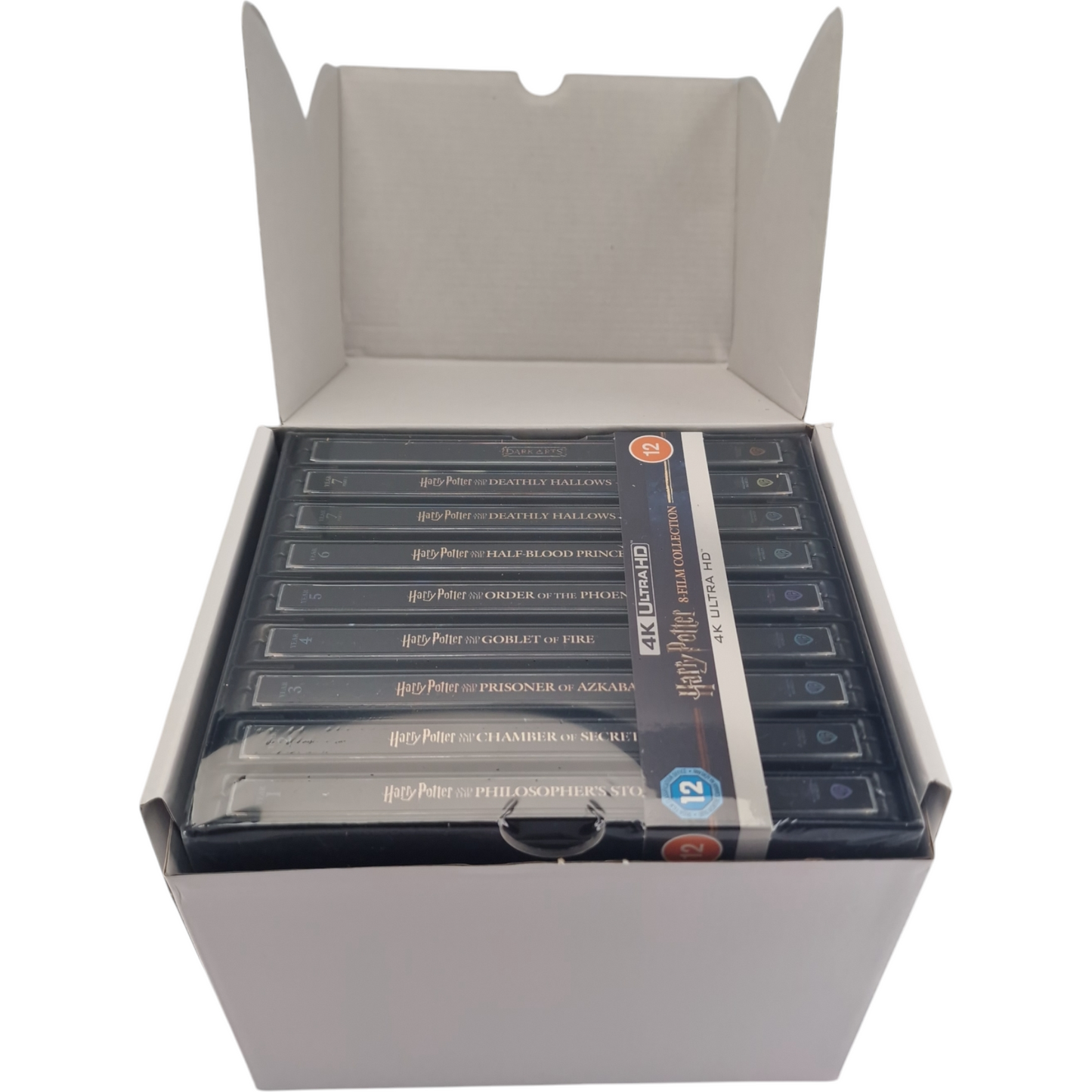 Harry Potter:4K Ultra HD SteelBook Coffret Dark Arts Collection 9 Disques Zone B