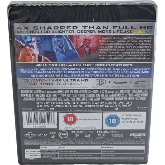 Last Night in Soho – SteelBook 4K Ultra HD + Blu-ray – vue 3