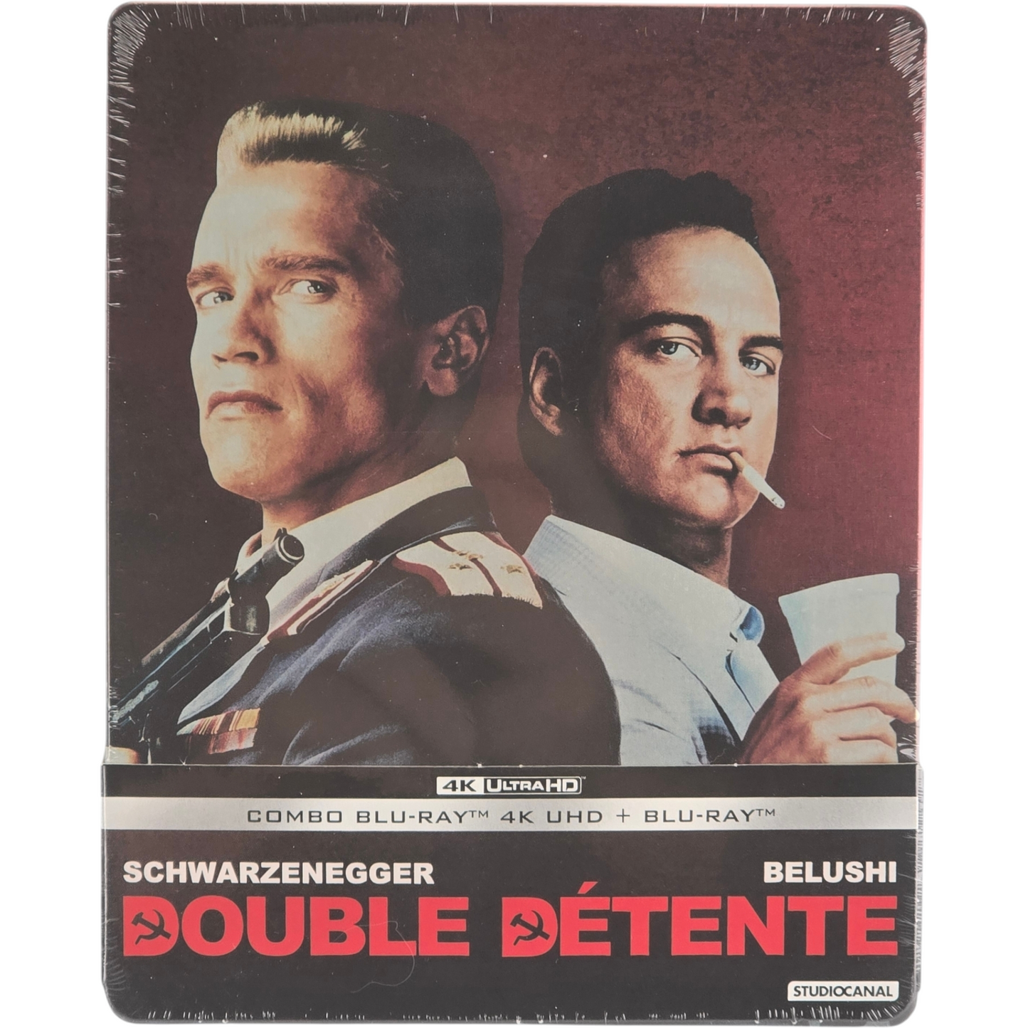 Red Heat Double détente SteelBook 4 K Ultra HD +Blu-ray Schwarzenegger Belushi B