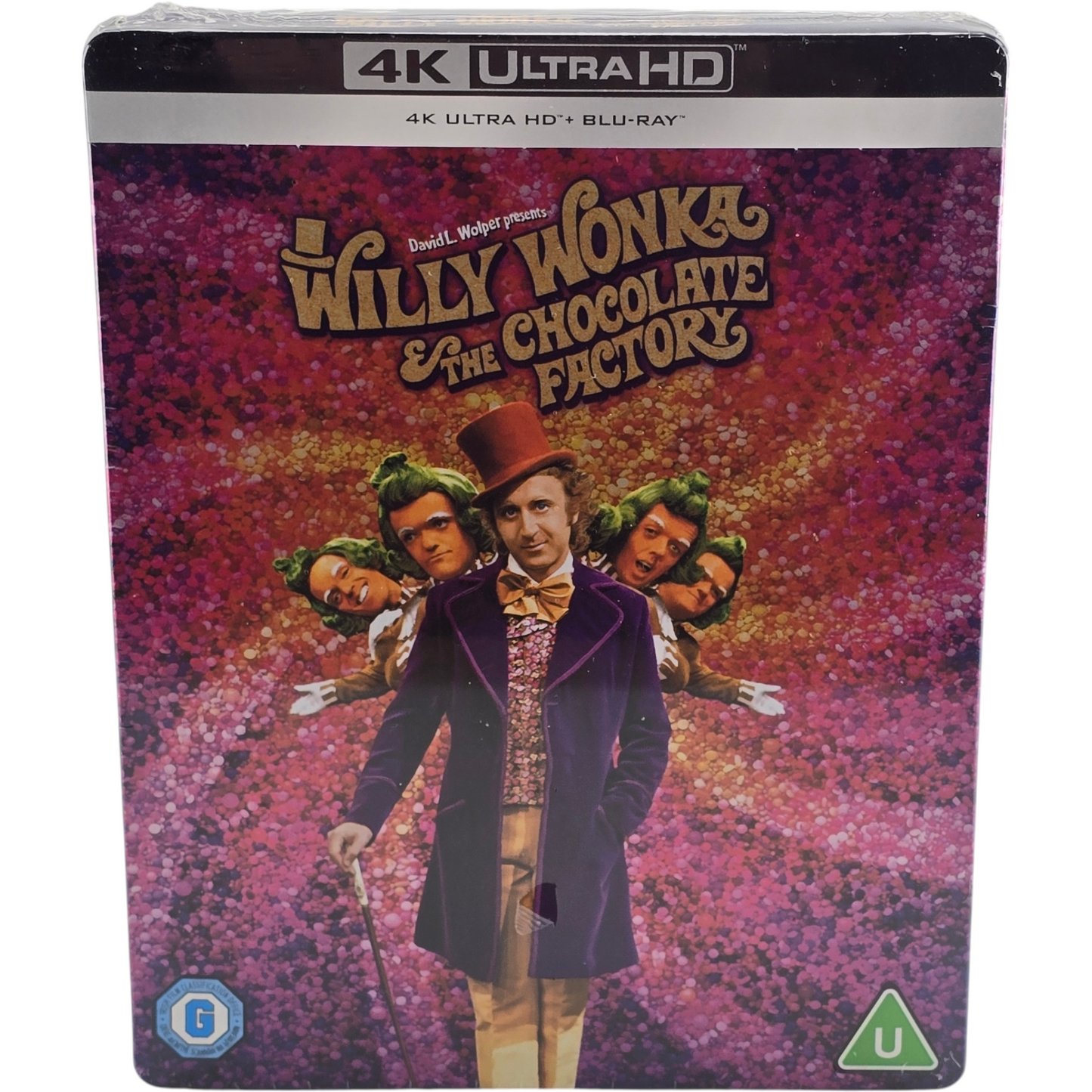 Willy Wonka & the Chocolate Factory Steelbook 4K Ultra HD + Blu-ray Zaavi Libre