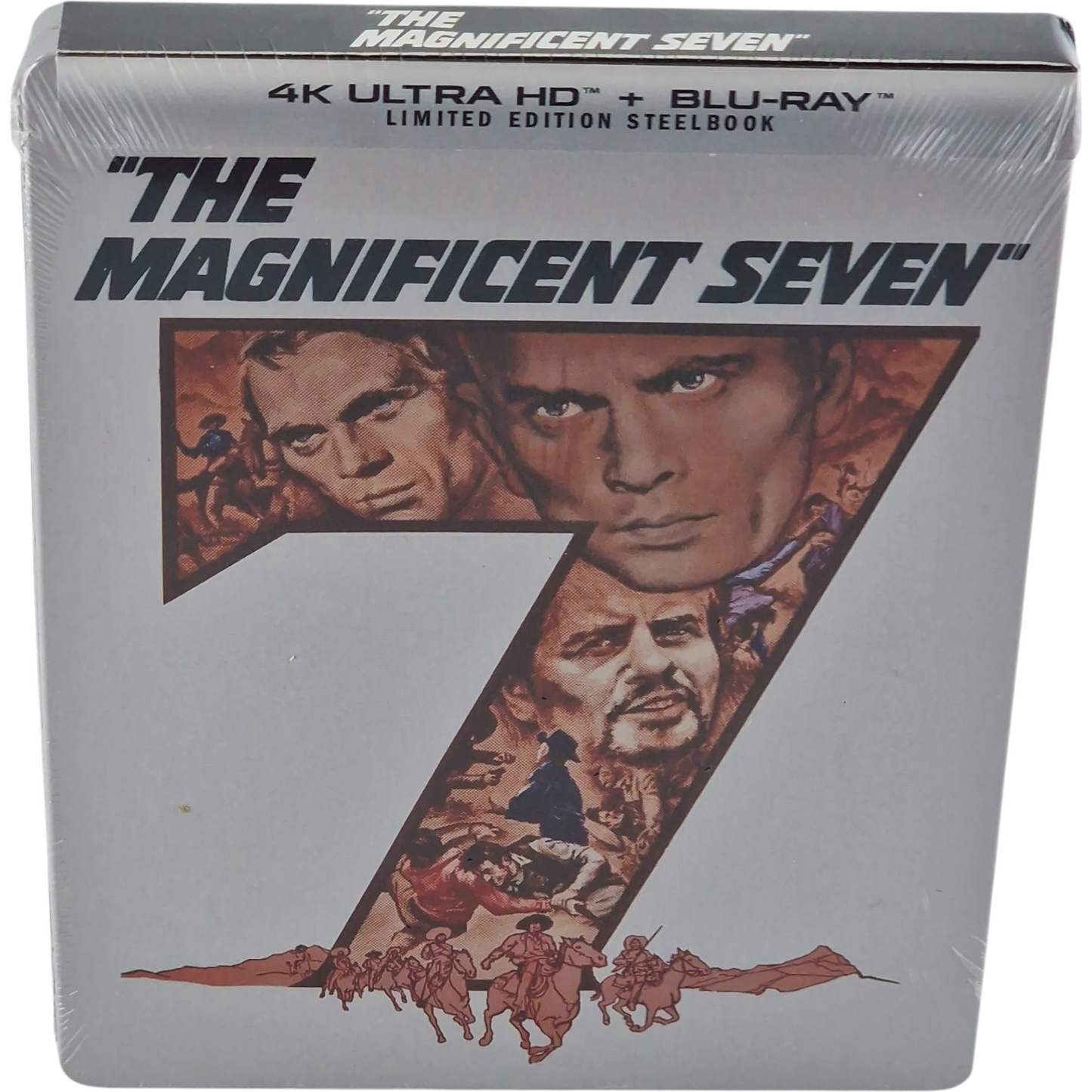 The Magnificent Seven SteelBook 4K Ultra HD + Blu-ray Wallach, Steve McQueen, A