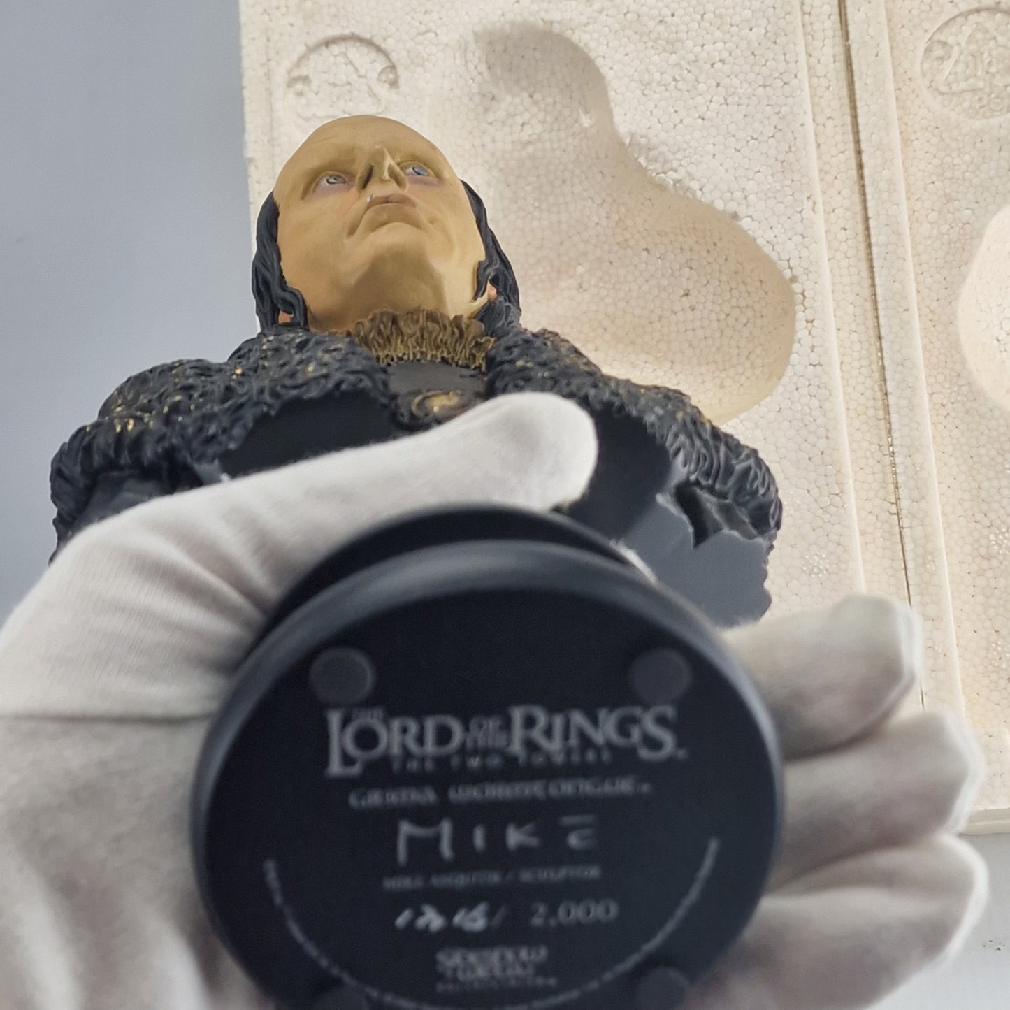Seigneur des Anneaux Buste Polystone Grima Wormtongue Sideshow Weta Limitée 2000 Ex