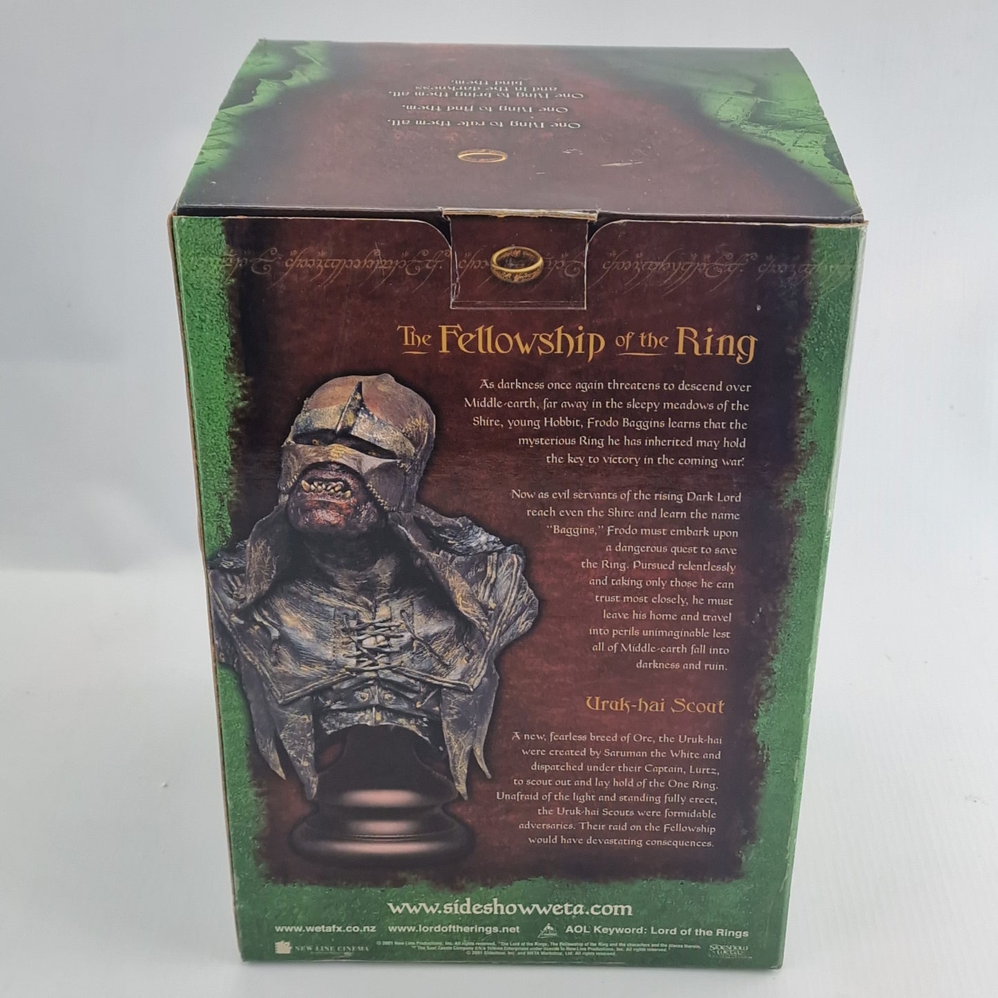 Seigneur des Anneaux Buste Resine Uruk-Hai Scout Sideshow Weta 1/4