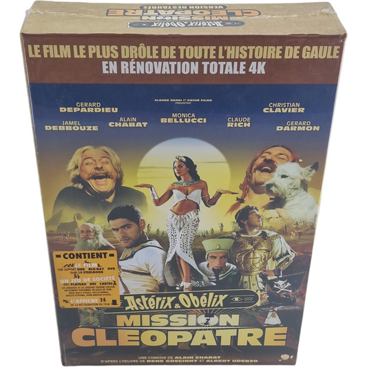 Astérix & Obélix:Mission Cléopâtre 4K Ultra HD +Blu-ray+DVD SteelBook Collector's