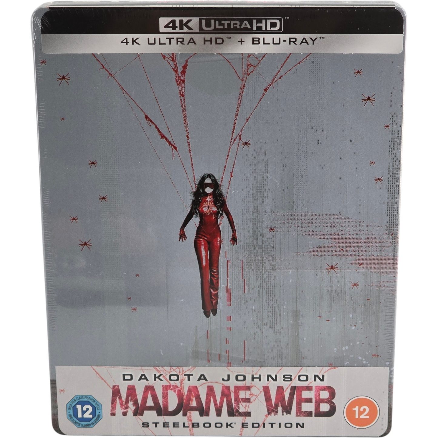 Madame Web Steelbook 4K Ultra HD + Blu-ray Dakota Johnson, Sydney Sweeney B