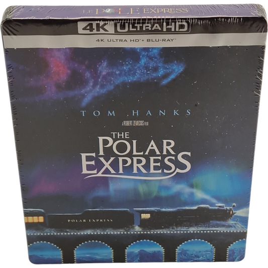 The Polar Express 2004 SteelBook  4K Ultra HD + Blu-ray  Tom Hanks Zone B
