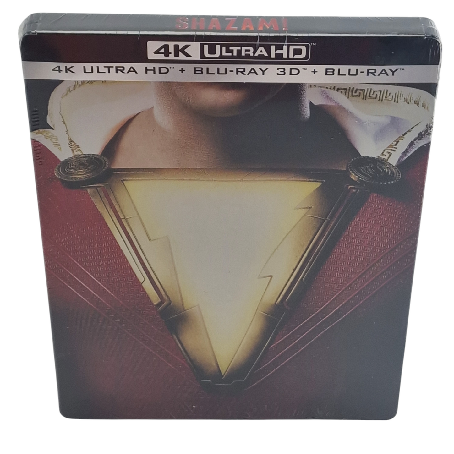 Shazam! steelbook 4K Ultra HD + Blu-ray 3D + Blu-ray + CD Fnac éxclusif Libre