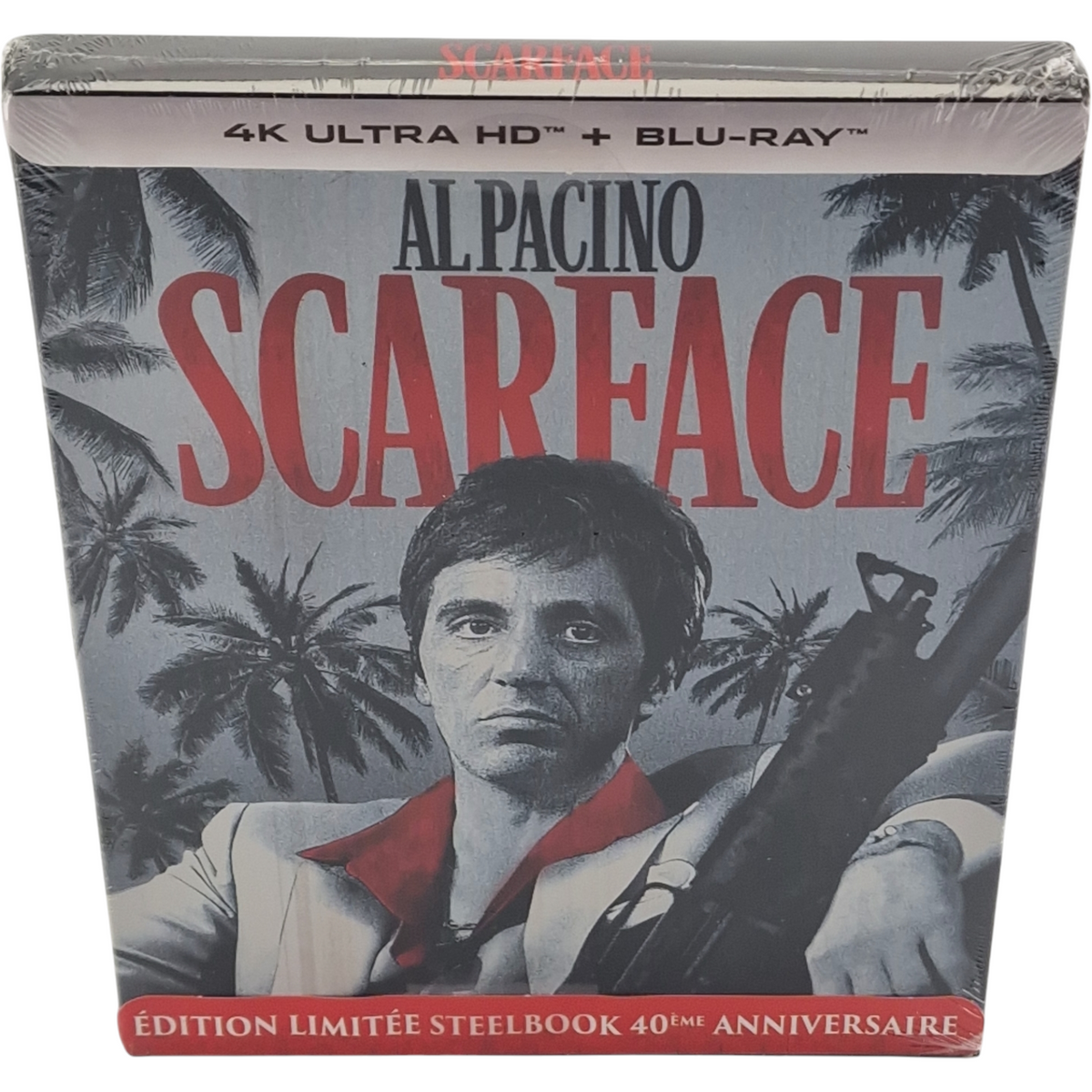 Scarface SteelBook 4K Blu-ray France VF Mono 40e anniversaire Al Pacino DTS:X