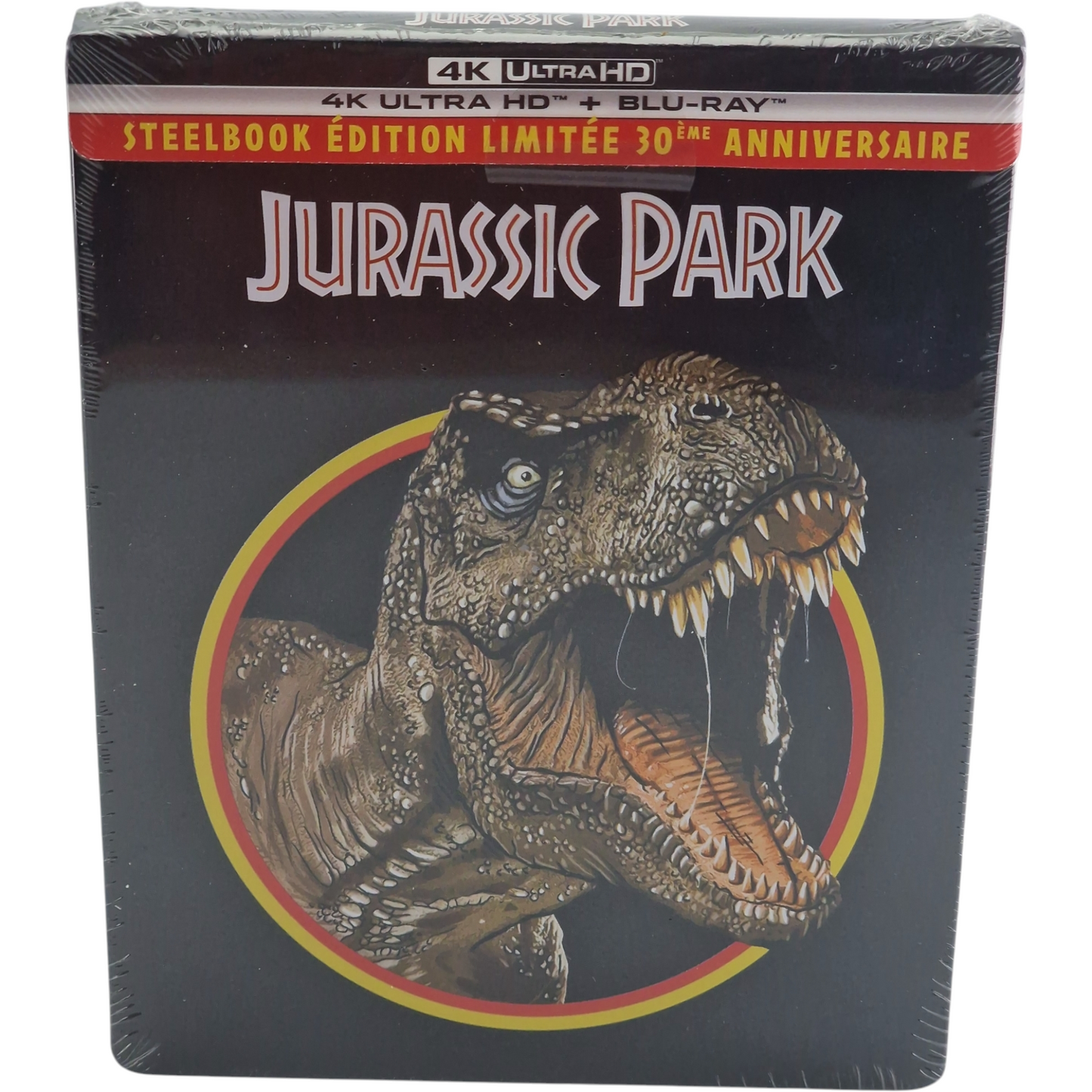 Jurassic Park SteelBook 4K Ultra HD +Blu-ray 30ème anniversaire Limitée Zone B