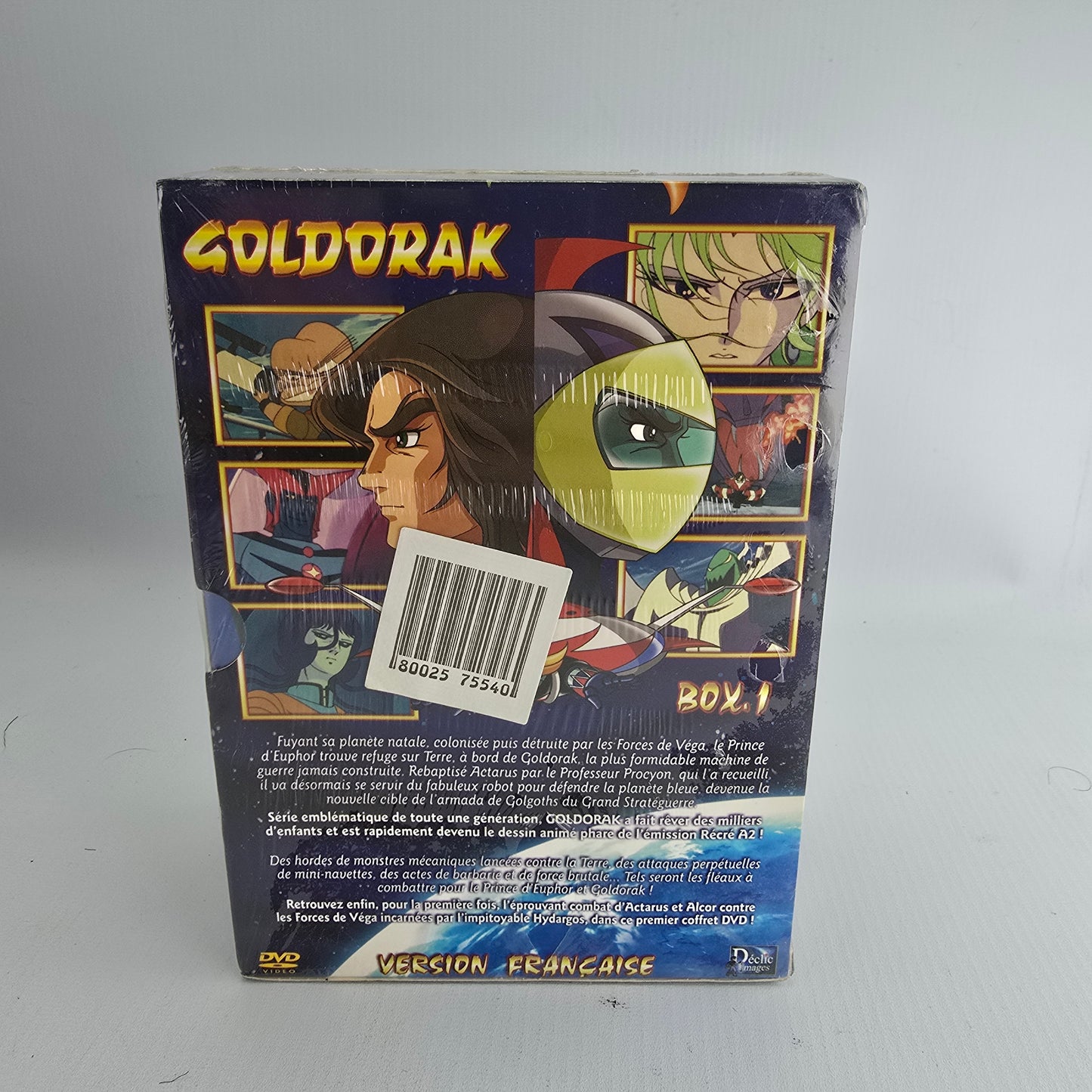 Goldorak 5 DVD  Box 1 (Épisodes 1 à 27) 1975   Actarus, Alcor, Vénusia  Zone B