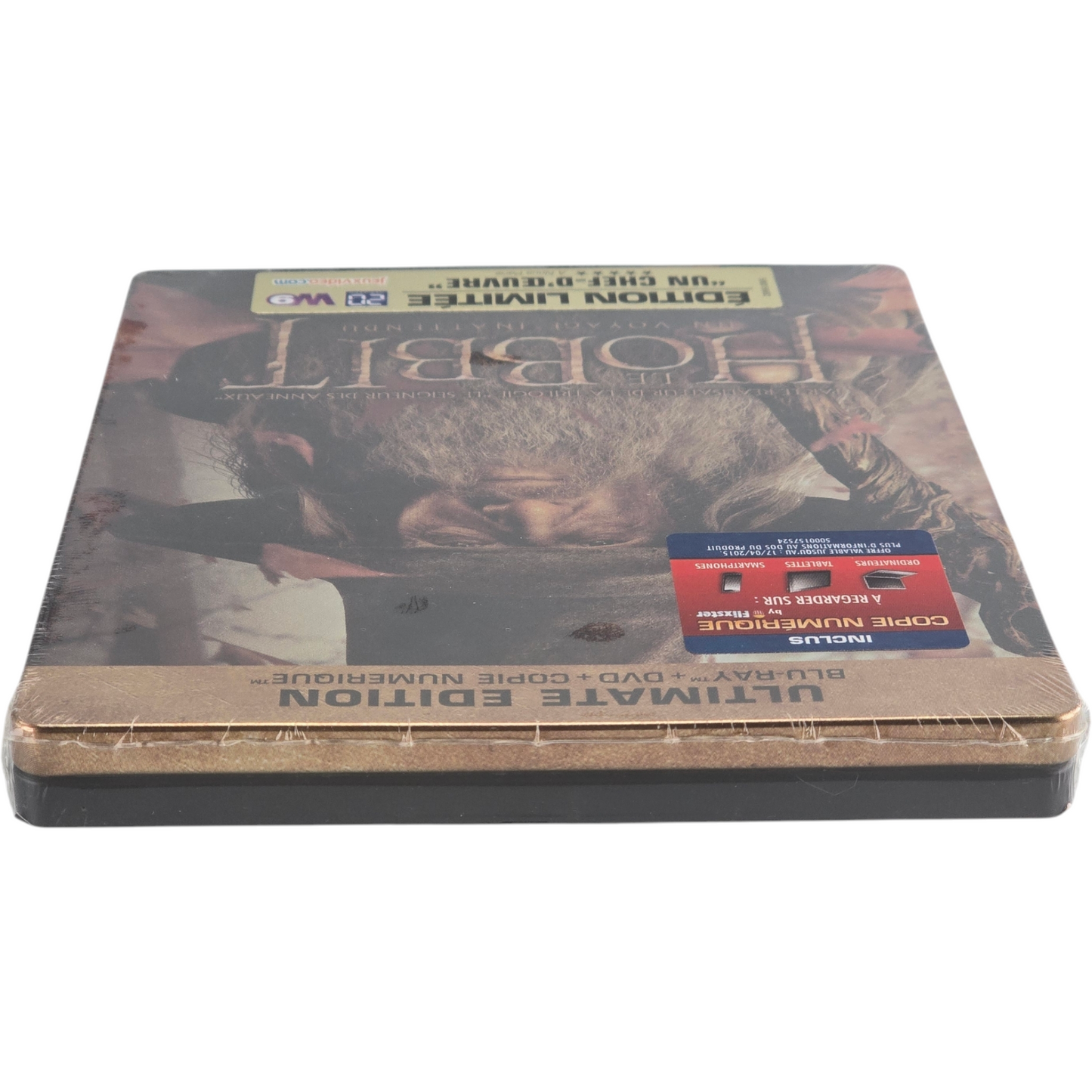 The Hobbit : An Unexpected Journey Gandalf SteelBook Blu-ray + DVD 2013 Zone B
