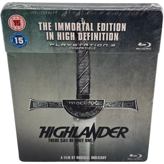 Highlander 86 SteelBook Blu-ray Immortal Edition Zavvi Christopher Lambert Libre