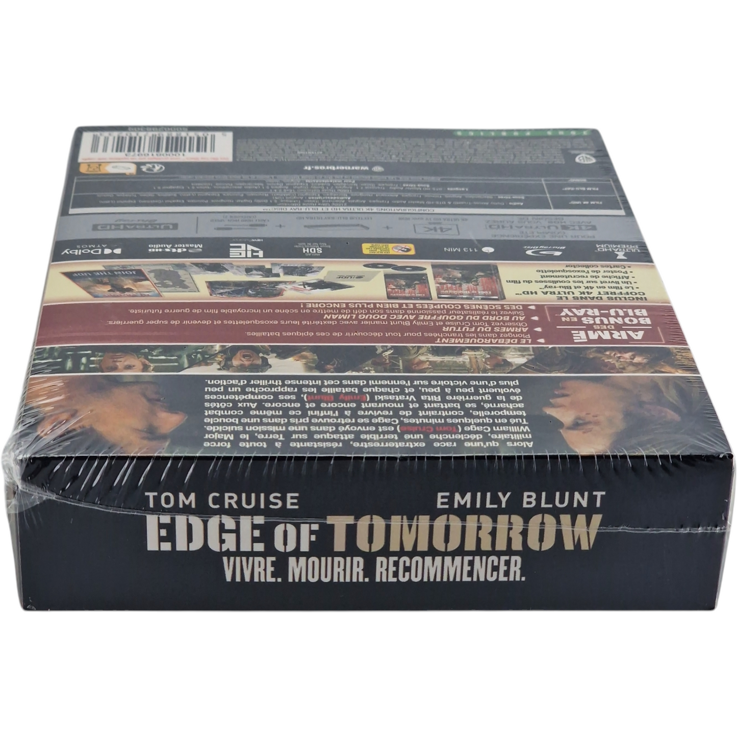 Edge of Tomorrow 4K Ultra HD + Blu-ray SteelBook Collector's Edit .Tom Cruise B