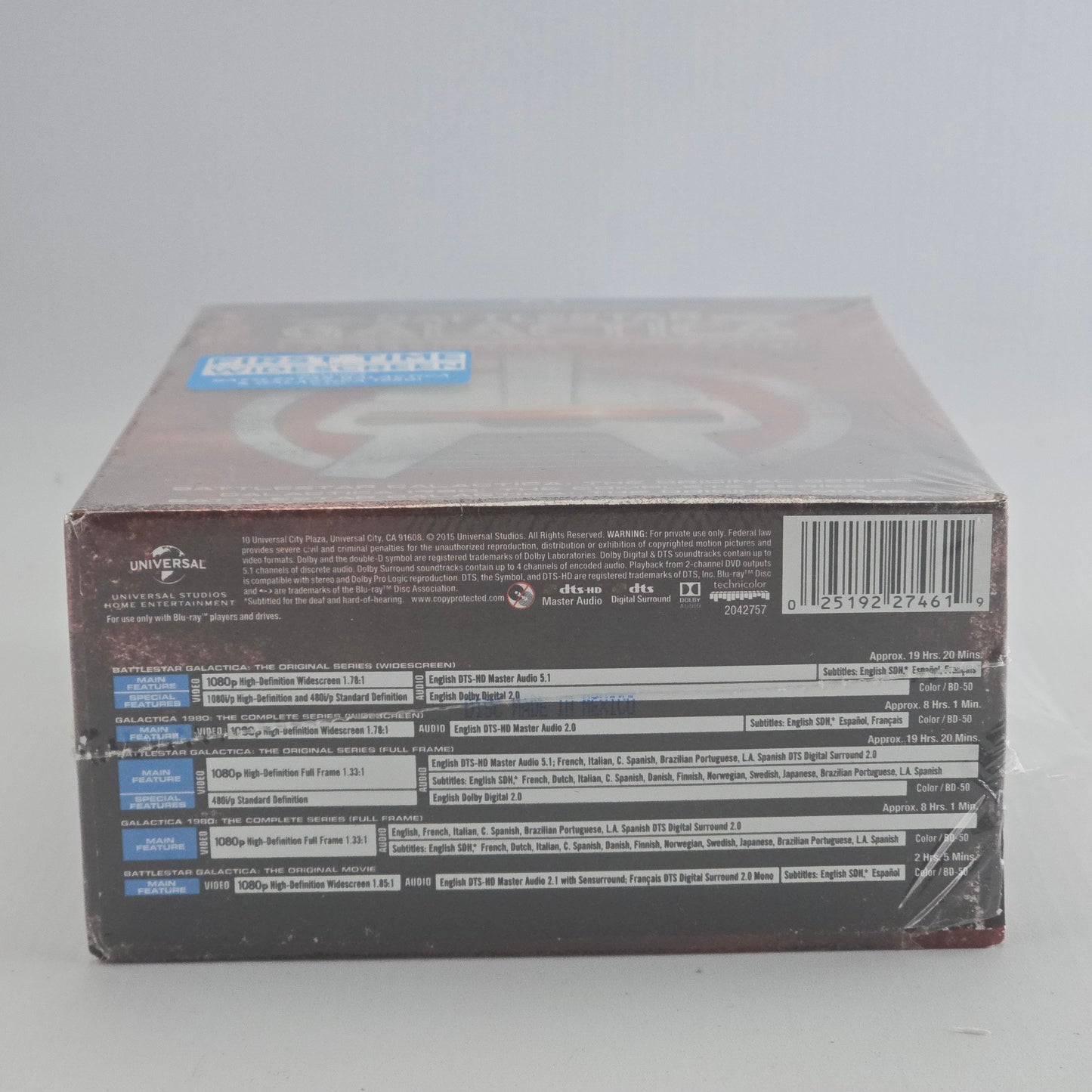 Battlestar Galactica - The Definitive Collection Blu-ray Zone 1 (1978–1980) Import USA