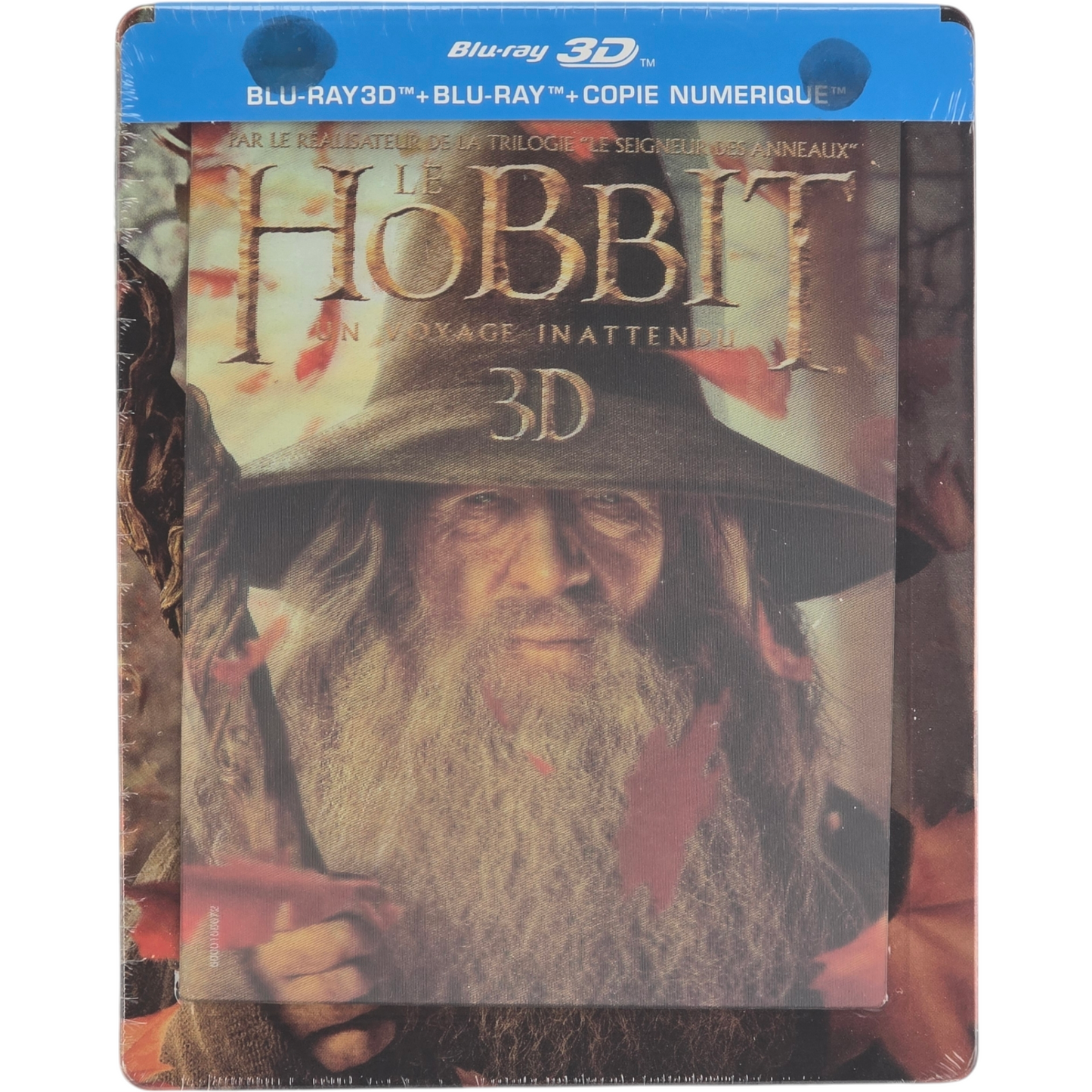 The Hobbit : An Unexpected Journey Gandalf SteelBook Blu-ray + DVD Lenticular B