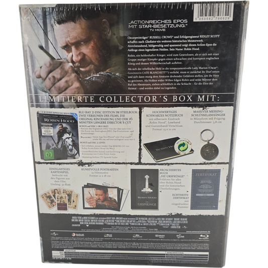Robin des Bois Coffret Blu-ray DVD Collector Russell Crowe Scott